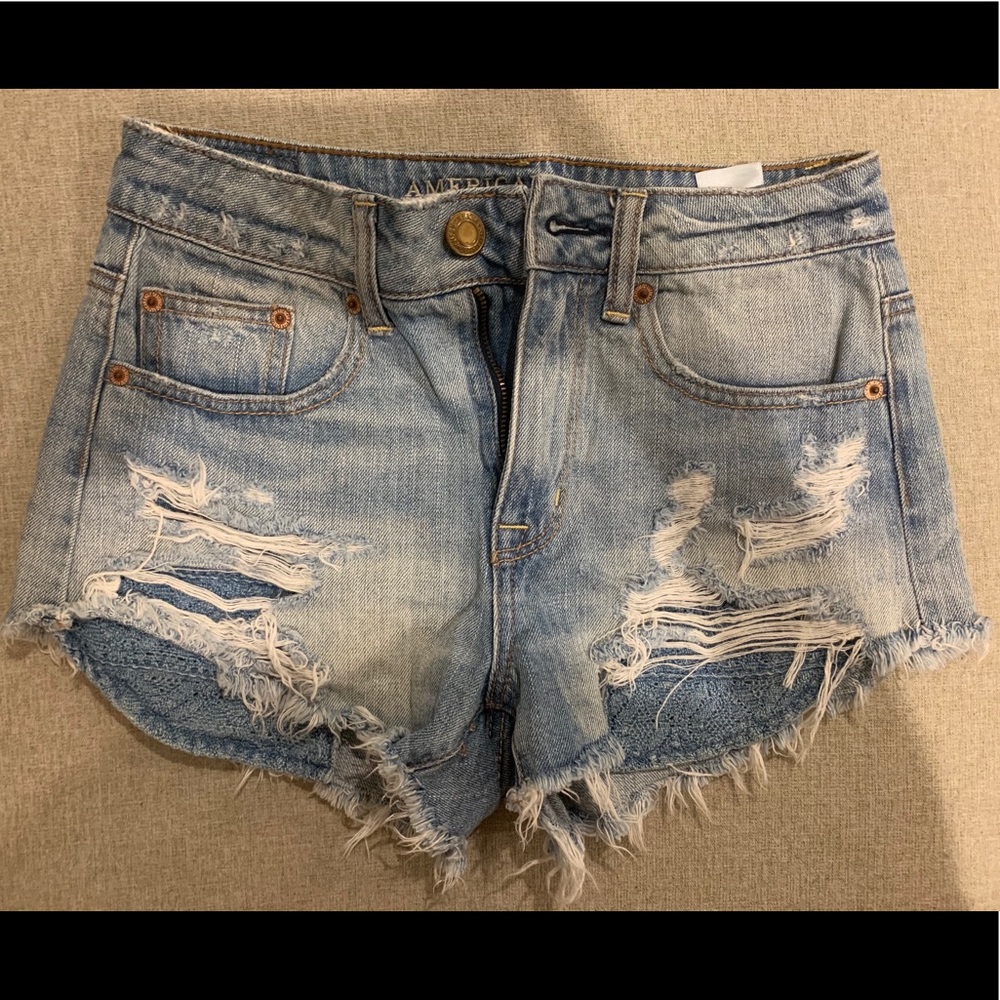 American Eagle Hi-Rise Festival Shorts